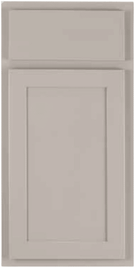 hatteras cabinet style in pebble gray