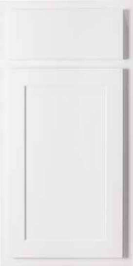 hatteras style cabinet in polar white